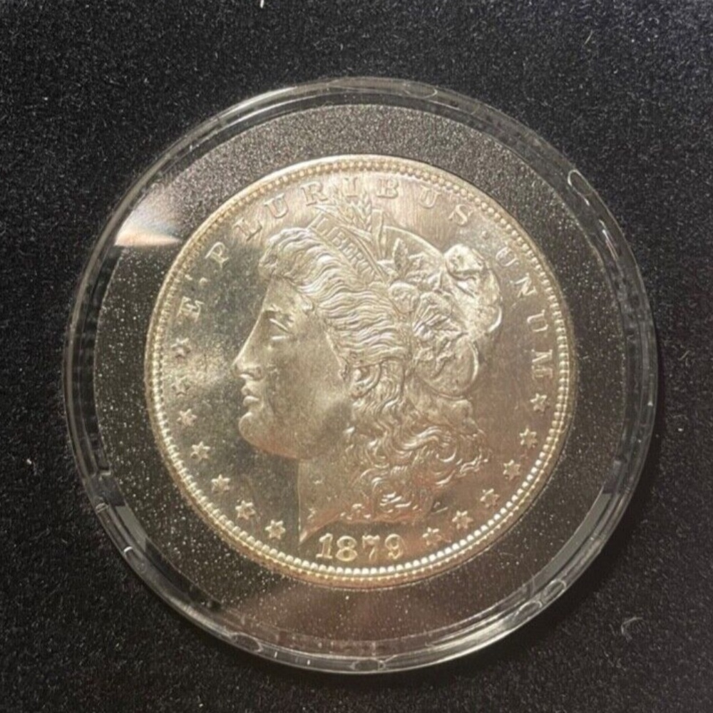 1879 S Morgan Dollar MC Uncirculated Silver $1 Coin - Picture 6 of 7